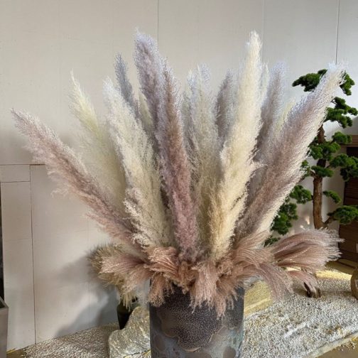 80cm Natural Reed Dried Flores Preservadas Big Pampas Grass Bouquet DIY Wedding Flower Ceremony Decoration Modern Home Decor - Image 3