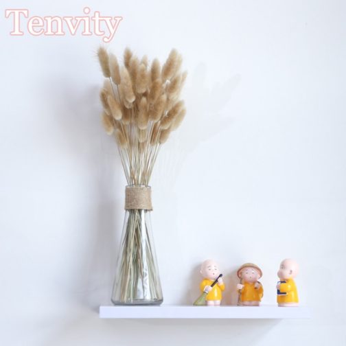 Bulrush Natural Dried Flowers Artificial Plants Branch Colorful INS Pampas Grass Phragmites Fake Flower Wedding Home Decoration - Image 4