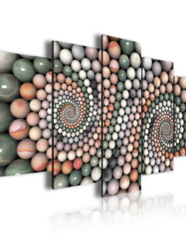 Wholesale Digital Print Cobblestone Blank Framed 5 Panel Stretched Wall Decor Art Canvas