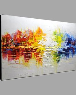 Modern Home Decorative Wall Artwork Handmade Canvas Oil Painting