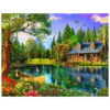 Interior decoration fashion artwork adult children landscape Diy square diamond painting