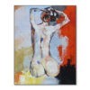 Impressionist wall art sexy women nude girls back oil painting for bedroom