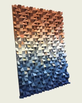 3D wall art pop art modern simple European and American wood mosaic painting art living room porch corridor decoration painting