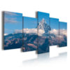 Dropshipping Mountain Landscape Framed 5 Panel Art Picture Canvas For Office