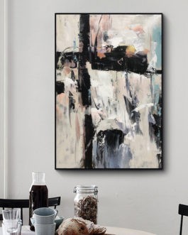 Customize Modern Original Abstract Canvas Paintings Wall Art Handmade Oil Painting on Canvas Artworks for Hotel (as picture 60*90cm)