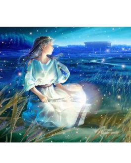 Home artwork decoration full drill beautiful girl diamond painting by number kit (as picture 40*50cm)