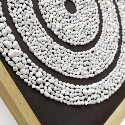 Handmade Wall Art 3D Stone Shadow Box Frame for home decoration