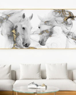 Horse Subject Acrylic Printing Artwork with Aluminum Frame