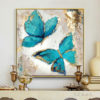 Wall art hand painted famous abstract butterfly canvas oil painting