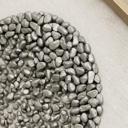 Handmade Wall Art 3D Stone Shadow Box Frame for home decoration