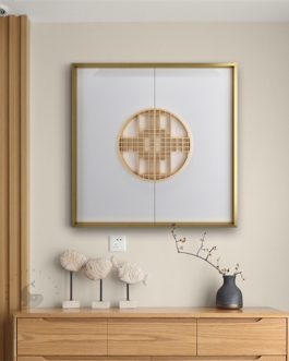 Golden Window 3D Wall Art