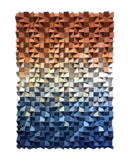 3D wall art pop art modern simple European and American wood mosaic painting art living room porch corridor decoration painting