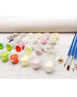 CHENISTORY DZ991974 DIY Painting By Numbers landscape oil painting by number paint by number canvas Modern Home Wall Art (40*50cm)