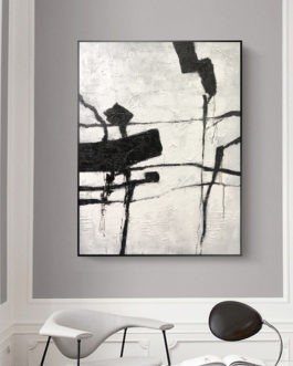 New Design Modern Wall Art Hand Painted Original Abstract Oil Painting on Canvas Artwork For Wall Decor (as picture 60*90cm)