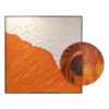 Special and unqie strected modern decoration pop wall art painting thick textured warm color for dining room and living room