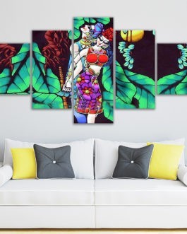 China Manufacturer Digital Print 5 Panel Painting Frame Decor Home Artist Canvas