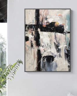 Customize Modern Original Abstract Canvas Paintings Wall Art Handmade Oil Painting on Canvas Artworks for Hotel (as picture 60*90cm)