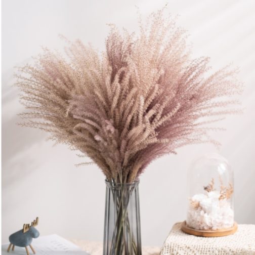 Real Wheat Decoration Natural Pampas Rabbit Tail Grass Dried Flowers For Wedding Party DIY Craft Typha Lagurus ovatus Phragmites - Image 4