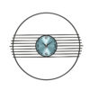 Vintage Retro Noiseless Brushed Metal Wall Clock