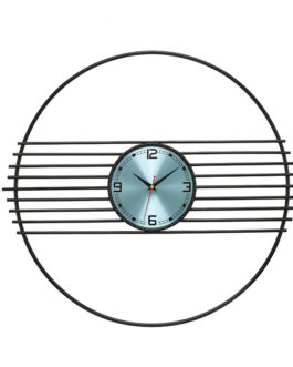 Vintage Retro Noiseless Brushed Metal Wall Clock