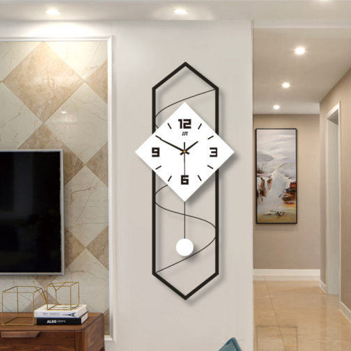 Roman Numeral Style Decorative Metal Wall Clock