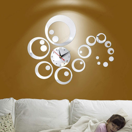 Fashion All-Match Wholesale Diy Wall Clock Silent Quartz