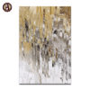 Hand Painted Canvas Picture Abstract Wall Art Decoration Gold Painting