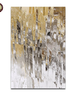 Hand Painted Canvas Picture Abstract Wall Art Decoration Gold Painting