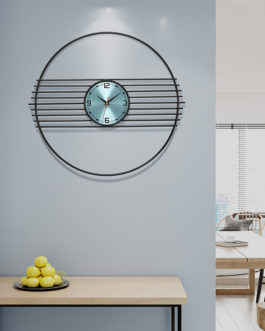 Vintage Retro Noiseless Brushed Metal Wall Clock