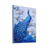 New Design Home Decoration Animal 5D diy short lint canvas diamond painting peacock for wholesale 5D diamond painting