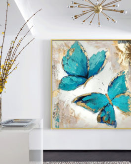 Wall art hand painted famous abstract butterfly canvas oil painting