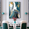 Abstract luxury art hotel painting modern living room crystal porcelain painting home goods wall art