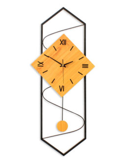 Roman Numeral Style Decorative Metal Wall Clock