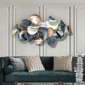 Metal Wall Art Floating Circles